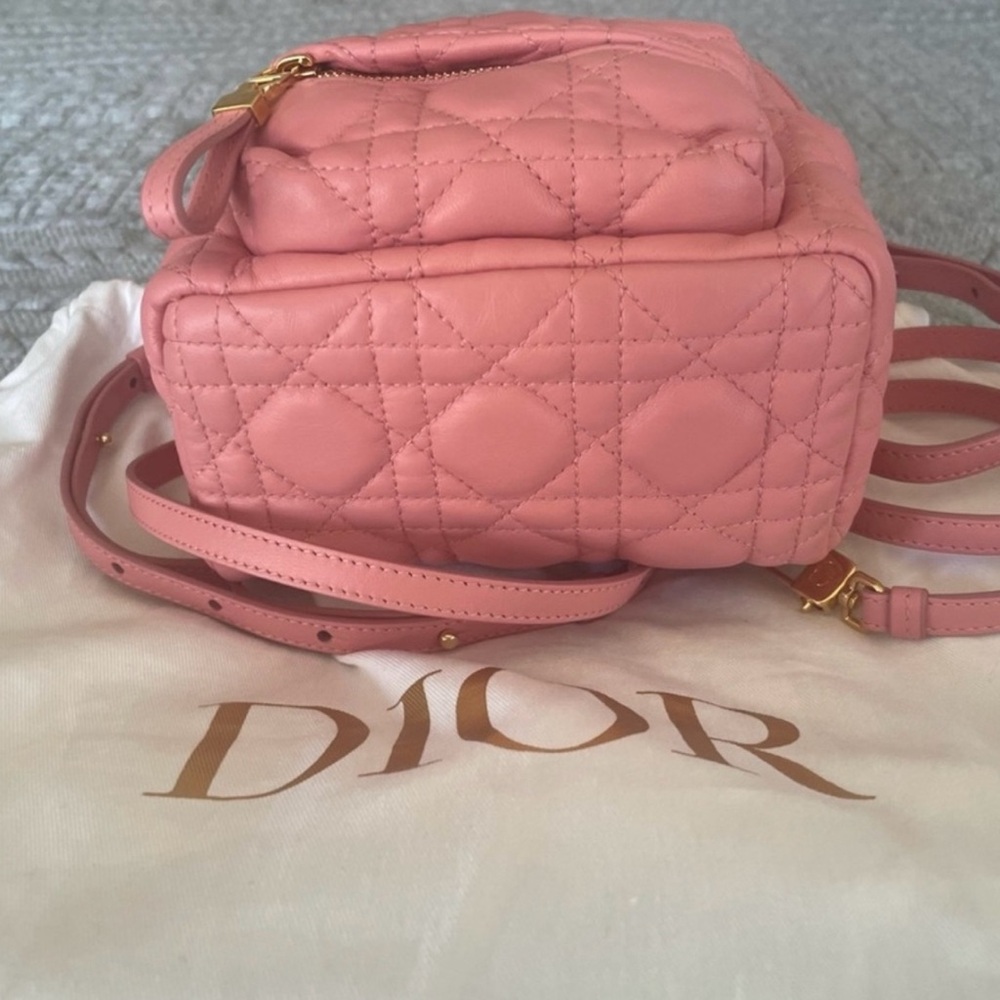 Christian Dior Dioramour Cannage Quilt Lambskin Mini Backpack - Picture 3 of 16